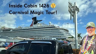 Carnival Magic Cabin Tour 1426 | Full Cruise Cabin Walkthrough & Review #carnivalmagic