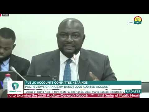 Channel One TV LIVE! GoldBod CEO Sammy Gyamfi Appears Before Parliament’s Public Accounts Committee