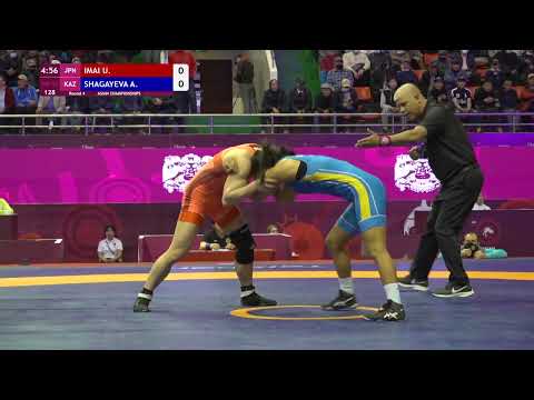 Round 4 WW - 55 kg: U. IMAI (JPN) v. A. SHAGAYEVA (KAZ)