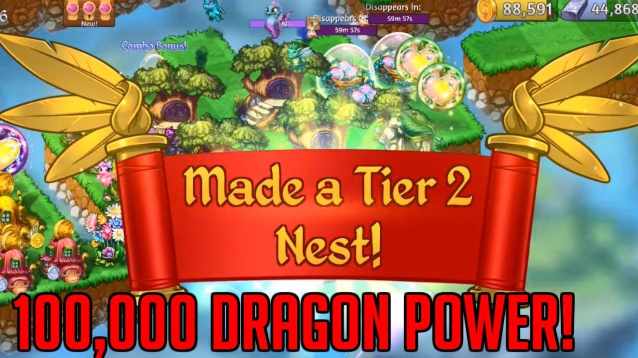 Reaching 100,000 Dragon Power - Levelling My Dragons | Merge Dragons