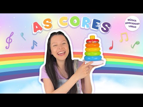 Vamos aprender as Cores! - As 7 Cores do Arco-Íris (Música Infantil, Brincadeiras e Libras)