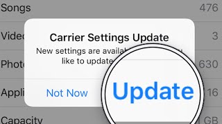 Carrier Settings Update On iPhone Fix