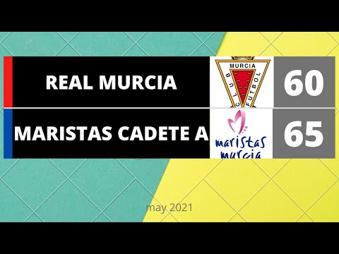 2021 / J10 / 2a Parte / Real Murcia 60 - 65 CADETE A