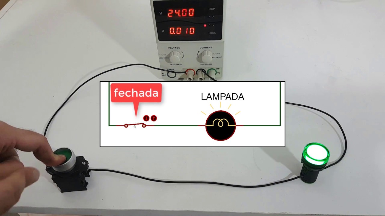 CLP #14 - O Contato Normal Aberto no Ladder