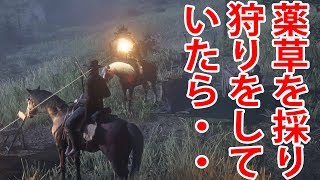レッドデッドオンライン：薬草を採り狩りをしていたら・・・PK プレイヤーキル RDR2 RDO Red Dead Redemption 2