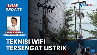 Teknisi Tersengat Listrik & Nyangkut saat Perbaiki Jaringan Internet di Tanjungpinang, Dibawa ke IGD