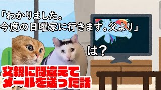 [閒聊] 貓迷因 - 傳錯訊息給老爸 暴露人外控性癖