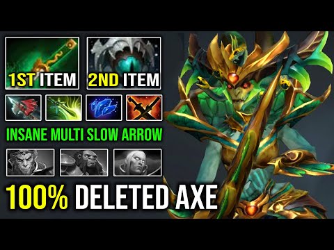 That's HOW a Pro Medusa Build to Counter Axe & MK with Early Skadi + Butterfly Multi Slow Arrow DotA