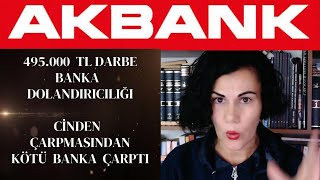 AK BANK'TA 495.000 TL DARBE- CİN GİBİ ÇARPAN AKBANK