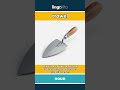 trowel - a small hand tool with a fl... video thumbnail