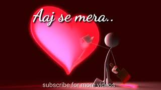 Aaj Se Teri_whatsapp status Video | Padman | Akshay Kumar & Radhika Apte | Arijit Singh