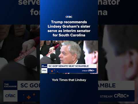 Trump recommends Lindsey Graham's sister serve as interim senator for South Carolina