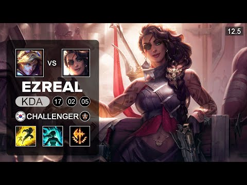 Samira ADC vs Ezreal - KR Challenger - Season 12 Patch 12.5