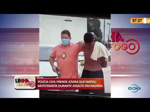LINHA DE FOGO 20 03 2020 POLíCIA CIVIL PRENDE JOVEM QUE MATOU MOTOTAXISTA DURANTE ASSALTO EM NAZíR