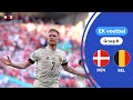 Eerbetoon aan Eriksen en invaller De Bruyne dirigeert | Samenvatting Denemarken - België | EK 2021