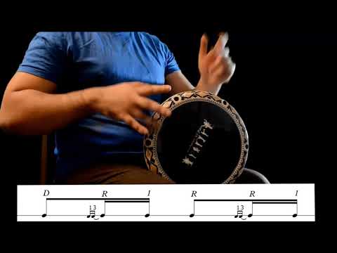 lesson 3 ; How To Play Drag in Darbuka by mehrzad amlashi