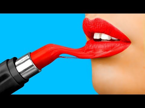 10 DIY Weird Stress Relievers / Weird Makeup Ideas Video