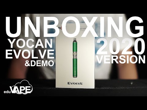 Part of a video titled Yocan Evolve 2020 Version Unboxing | How To Use | #EDUVAPE Edu Vape