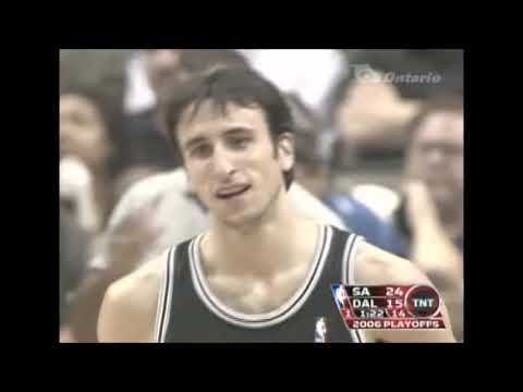 NBA: 2006 West. Conf. semi-finals - Mavericks vs Spurs (G4, OT, Duncan 31pt + 13rb + 6ast + 3blk)