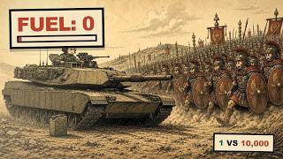 One Abrams Tank vs 10,000 Romans (NO RESUPPLY)