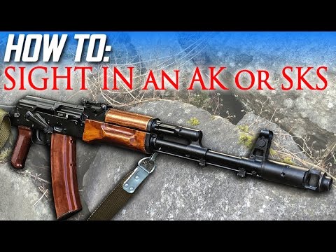 How to: Sight in your AK or SKS