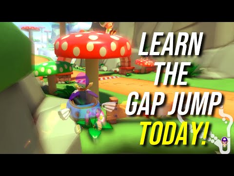 MK8 DELUXE MUSHROOM GORGE GAP JUMP TUTORIAL!