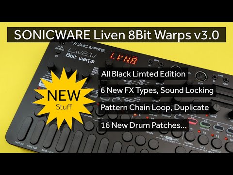 Sonicware Liven 8Bit Warps v3.0 Quick Start Guide