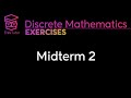 [Discrete Mathematics] Midterm 2 Solutions
