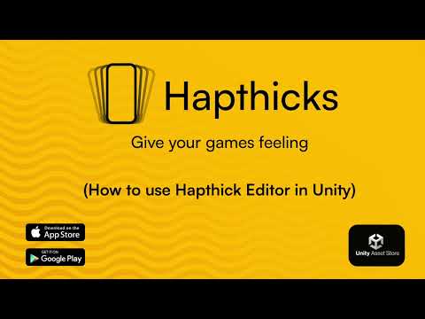 Unity Hapthick Editor – Create & Edit Mobile Haptic Files