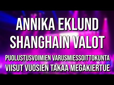 Annika Eklund - Shanghain Valot cover by PVVMSK 1/21 Viisut Vuosien Takaa