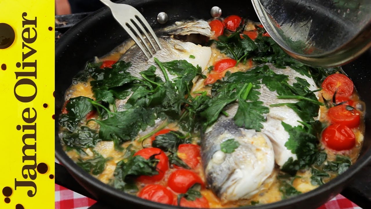 Seabream in crazy water: Gennaro Contaldo