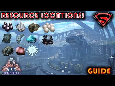 ARK GENESIS 2 RESOURCE LOCATIONS [EVERY MAJOR RESOURCE LOCATION]