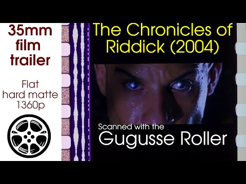 The Chronicles of Riddick (2004) 35mm film trailer teaser 1, flat hard matte, 1360p