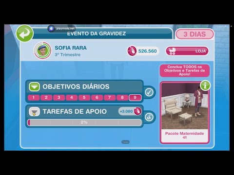 Pacote Maternidade 41 / The Sims Freeplay - Tarefas de Apoio / Parte 1 #thesimsfreeplay