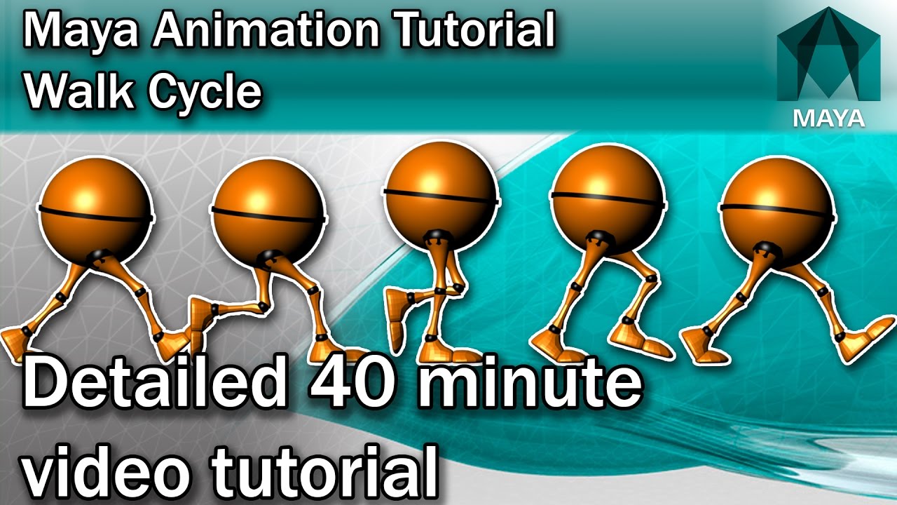 Maya Walk Cycle Tutorial - Complete | Character Animation Tutorial - YouTube