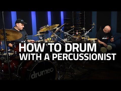 Gábor Dörnyei & Kornél Horváth (tHUNder Duo) - How To Drum With a Percussionist
