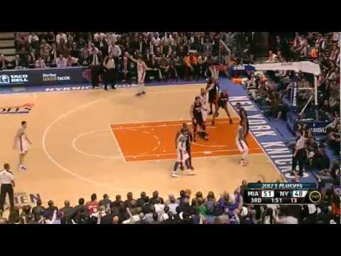 J.R. Smith WHO? Chris Bosh Blocks The Mess out of J.R. Smith ( 5.3.12 ) [NBA Playoffs]