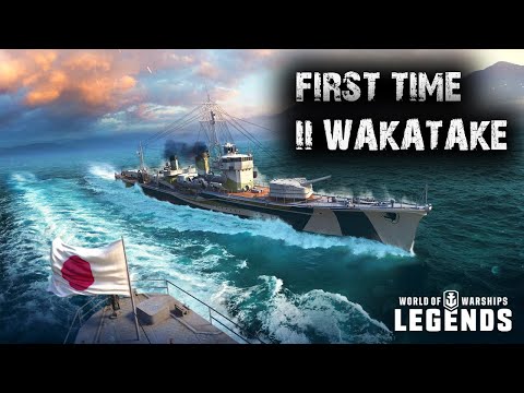 World of Warships  Legends (Gameplay PS5) - First gameplay II WAKATAKE