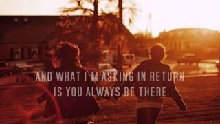 August - You're With Me w/ LYRICS