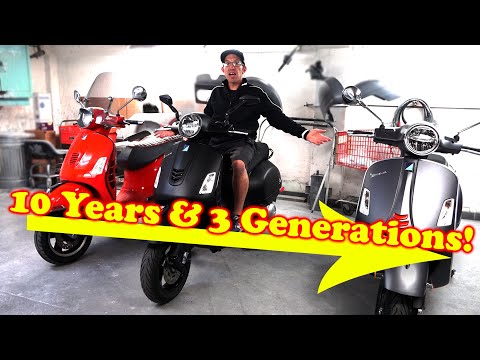 10 Years & Three Generations of the Vespa GTS 300
