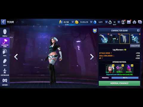 Luna Snow Build Details - Marvel Future Fight