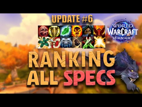 Progressive M+ TIERLIST | #6 Midnight Update | RANKING ALL SPECS | World of Warcraft Midnight