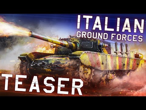 ITALIAN GROUND FORCES. TEASER / WAR THUNDER