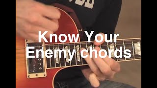 Know Your Enemy Rage Against The Machine chords and guitar lesson