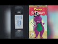 Barney In Concert 1991 1993 VHS Release Canadian Release 1995 Reprint