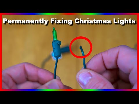 How To Permanently Fix Broken Christmas Lights