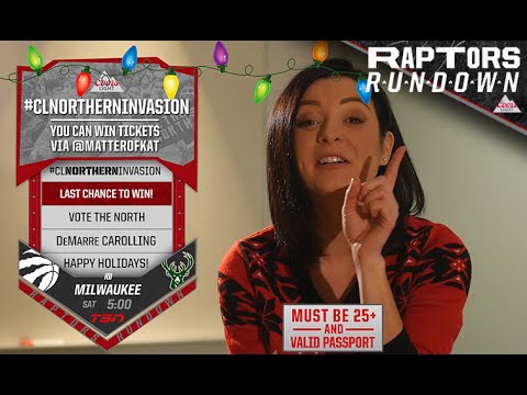 Raptors Rundown presented by Coors Light: Dec. 23 - 28, 2015