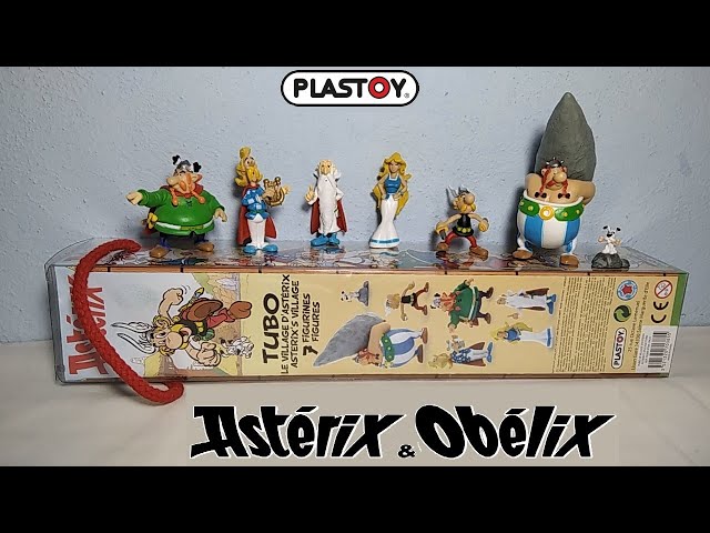 Vídeo relacionado con Plastoy Astérix Caja tubo con 7 figuras de la aldea gala - Resina - 4 a 10 cm