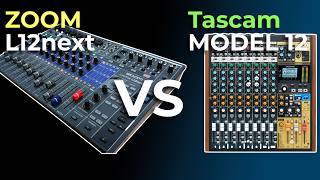 Zoom L12next vs Tascam Model 12: USB Interface, Recorder, Workflow Compared