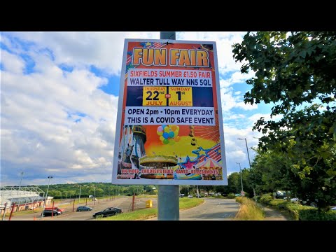 Classic Vlog #7 ~  John Scarrott & Sons £1.50 Fun Fair, Sixfields ~ August 1st 2021